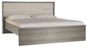 Intrahome Κρεβάτι "ΟΝΕΙΡΟ" διπλό σε χρώμα σταχτί 150x200 Intrahomesa-00652530