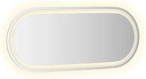 vidaXL Καθρέφτης Μπάνιου με LED Οβάλ 90x40 εκ.