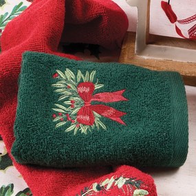 Χριστουγεννιάτικες Πετσέτες (Σετ 2τμχ) Das Home Christmas 0908 Green