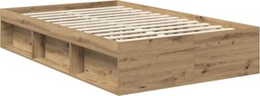 vidaXL Σκελετός Κρεβατιού Artisan δρυς 120 x 200 cm