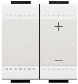 Διακόπτης Ρυθμιστή Φωτισμού Dimmer 20-600W 2 ΣΤ Λευκό Bticino N4408N Legrand-N4408N-Λευκό N4408N