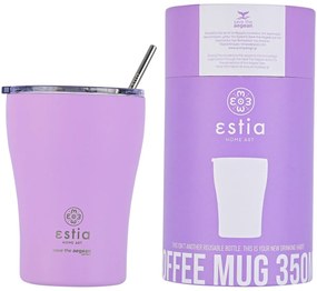 Ποτήρι Θερμός 350ml Estia Save The Aegean Lavender Purple 01-12090