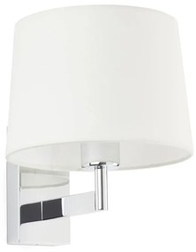 Φωτιστικό Τοίχου - Απλίκα Artis 68491-01 E27 max 15W Chrome - White Faro Barcelona