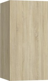 vidaXL Σετ Επίπλων Τηλεόρασης 4 Τεμαχίων Sonoma Δρυς Επεξ. Ξύλο