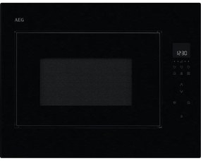 AEG NMB6G261UB Εντοιχιζόμενος φούρνος μικροκυμάτων 26lt 900W Υ41xΠ59.5xΒ45.9εκ. Μαύρος