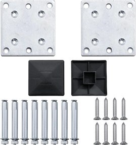 vidaXL Πάνελ Περίφραξης Καφέ 872 x 106 εκ. από WPC