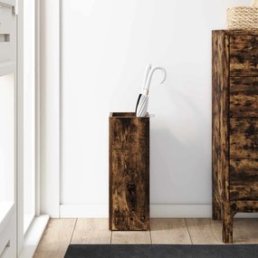 VidaXL Σχέδιο & βάση αποθήκευσης Καπνιστό Δρύς 20 x 20 x 55,5 εκ