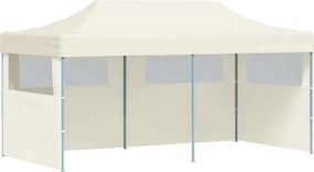 vidaXL Τέντα Εκδηλώσεων Pop-up Πτυσσόμενη Κρεμ 3 x 6 μ.