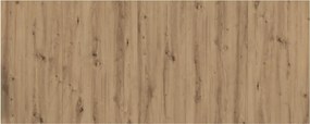 vidaXL Κεφαλή κρεβατιού με κομοδίνο 3 pcs Artisan Oak