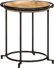 vidaXL σετ τραπεζιών 2 τεμαχίων από μασίφ ξύλο Mango