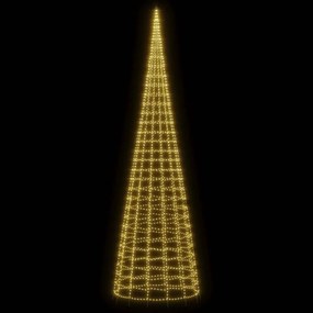 vidaXL Χριστουγεννιάτικο δέντρο LED 3000 LEDs Ζεστό Λευκό 800 εκ.