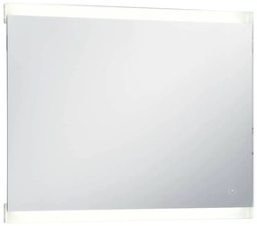 vidaXL Καθρέφτης Μπάνιου Τοίχου με LED/Αισθητήρα Κίνησης 80 x 60 εκ.