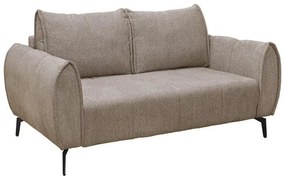 Διθέσιος Καναπές Velton Fylliana με ΎΦασμα σε Καφέ χρώμα 186x95x92εκ 186x95x92 εκ.