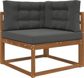 vidaXL Μαξιλάρι Καναπέ Εξωτερικού Χώρου 3 pcs Ανθρακί Πολυεστέρας