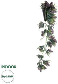 Artificial Garden HANGING BROWN PINE CONE 20870-Τεχνητό Κρεμαστό Διακοσμητικό Φυτό Κουκουνάρι Φ15 x Y60cm Globostar 20870
