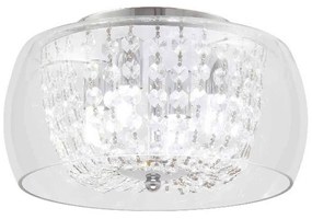 Φωτιστικό Οροφής Crystal FW5044 Chrome Crystal, Metal