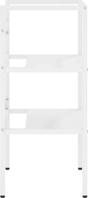 vidaXL Έπιπλο Μπάνιου Λευκό 40 x 38 x 83 εκ. Σιδερένιο