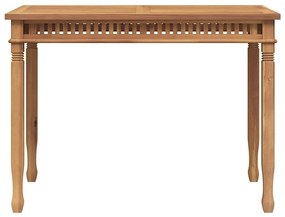 vidaXL Τραπεζαρία Κήπου 110 x 65x 80 εκ. από Μασίφ Ξύλο Teak