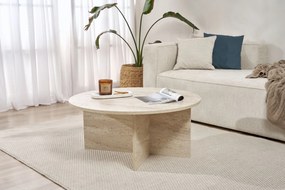Coffee Table Soleil - Travertine Travertine