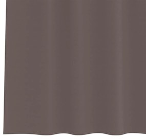 vidaXL Κουρτίνες 2 pcs Σκούρο καφέ Σκούρο καφέ 245 x 140 εκ.