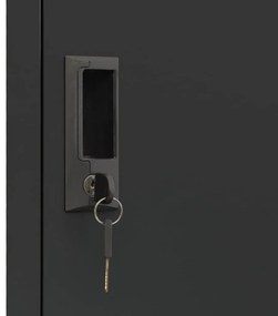 vidaXL Φοριαμός Ανθρακί 38 x 45 x 180 εκ. από Ατσάλι