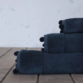 Πετσέτα Plush Blue Nima Σώματος 90x150cm 100% Βαμβάκι