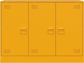 vidaXL Ντουλάπι Μουσταρδί 99x39x73 εκ. από Ατσάλι