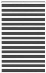 vidaXL Ζέβρα τυφλή Μαύρο Πλάτος υφάσματος 145,9 εκ. Πολυεστέρας