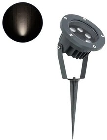 Σποτ Φωτιστικό για Φυτά 6W IP65 4500K Αλουμίνιο Γκρι 90355 Globostar-90355-Ανθρακί 90355