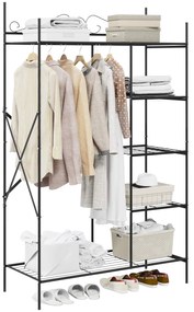 vidaXL Ανοιχτή Ντουλάπα με ράφι με αποθήκευση