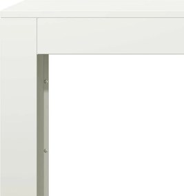 vidaXL Ράφι Καυσόξυλων Λευκό 100x40x100 εκ. Ατσάλινο