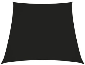 vidaXL Πανί Σκίασης Τρίγωνο Μαύρο 3/5x4 μ. από Ύφασμα Oxford
