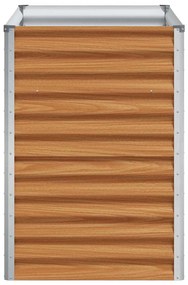 vidaXL Υπερυψωμένη Ζαρντινιέρα 98 x 50 x 68 εκ. Επικαλυμμένος Χάλυβας