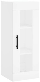 vidaXL Ντουλάπι Λευκό 34,5 x 34 x 180 εκ. από Επεξεργασμένο Ξύλο