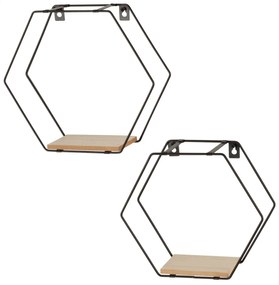 Ράφια Max Home Σίδερο Ξύλο MDF 30 X 27 X 10 CM (x6)