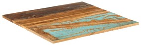 vidaXL Επιφάνεια Τραπεζιού Τετράγωνη 70x70εκ 15-16χιλ Μασίφ Ανακ. Ξύλο