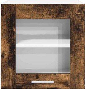 vidaXL Κρεμαστό ντουλάπι Καπνιστό Δρύς 40 x 31 x 40 εκ.