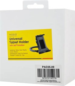 BRATECK επιτραπέζια βάση για tablet PAD35-09, foldable, μαύρη