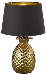 Επιτραπέζιο Φωτιστικό Pineapple χρυσό ή ασημί Φ28 Trio Lighting R50431079 Μαύρο-Χρυσό