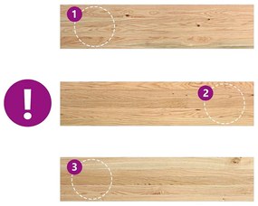 vidaXL Περβάζια παραθύρων 2 τεμ. 110x30x2 εκ. Ακατέργαστο Μασίφ Δρυός