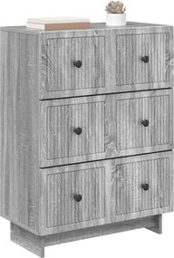 vidaXL Ντουλάπι με Συρτάρια 66 x 34,5 x 90 εκ Επεξεργασμένο Ξύλο