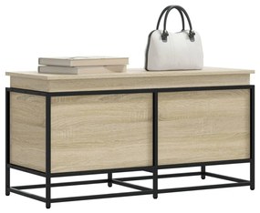 Κουτί Αποθήκευσης με Sonoma Δρυς 100x40x51,5 εκ. Επεξ. Ξύλο - Καφέ