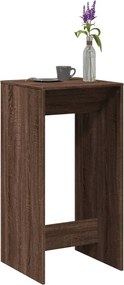 vidaXL Τραπέζι Μπαρ Καφέ Δρυς 51x50x103,5 εκ. Επεξ. Ξύλο