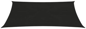 vidaXL Πανί Σκίασης Μαύρο 3 x 4,5 μ. από HDPE 160 γρ./μ²