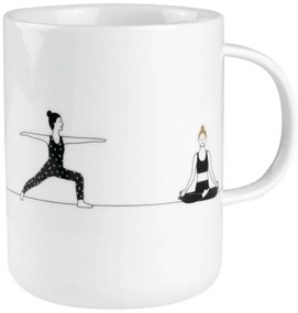 Κούπα Πορσελάνινη Yoga RD0017294 Φ8x10cm Multi Raeder Πορσελάνη