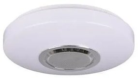 Πλαφονιέρα Φωτιστικό Οροφής με Ηχείο Bluetooth Maia Trio Lighting-R69021101-Λευκό R69021101