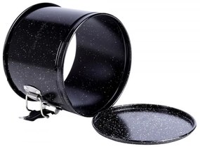 Φόρμα για τούρτες Kinghoff KH 1789 πτυσσόμενο, 14 cm, ελαστικοί τοίχοι, φινίρισμα από μάρμαρο, ατσάλι, μαύρο