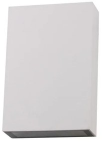 Απλίκα Φωτιστικό Τοίχου 2xLED 2W IP65 3000K Λευκό E216 Zambelis-E216-Λευκό E216