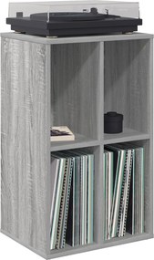 vidaXL Ντουλάπι δίσκων βινυλίου Γκρι Sonoma 44,5 x 36,5 x 74,5 εκ
