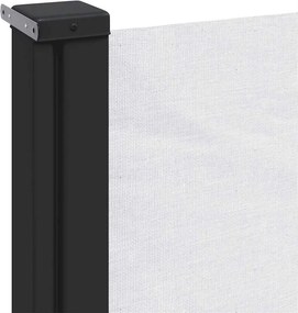 vidaXL Σκίαστρο Πλαϊνό Συρόμενο Λευκό 160 x 300 εκ.